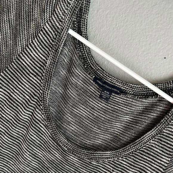 American Eagle Fit and Flare Black and White Dress - Picture 5 of 7